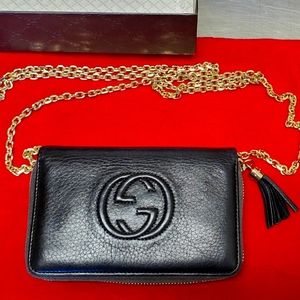 Gucci Soho Crossbody large wallet